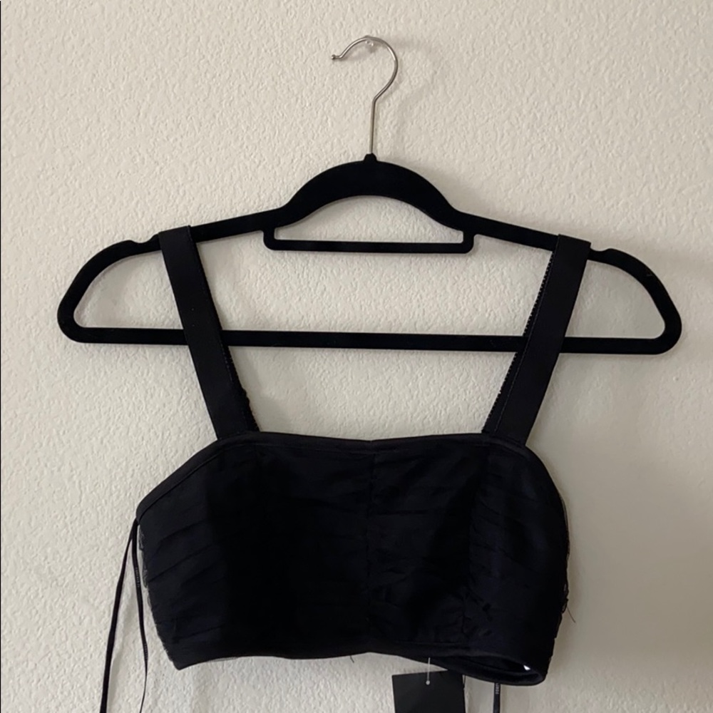 Ruched crop top